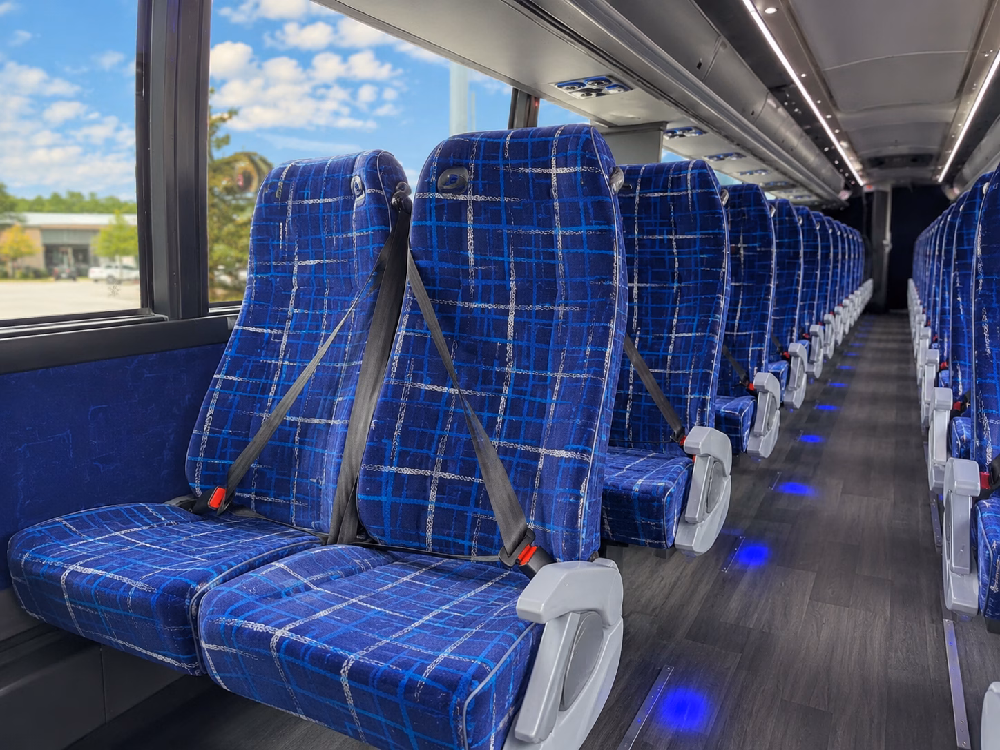 new rochelle charter bus rental interior