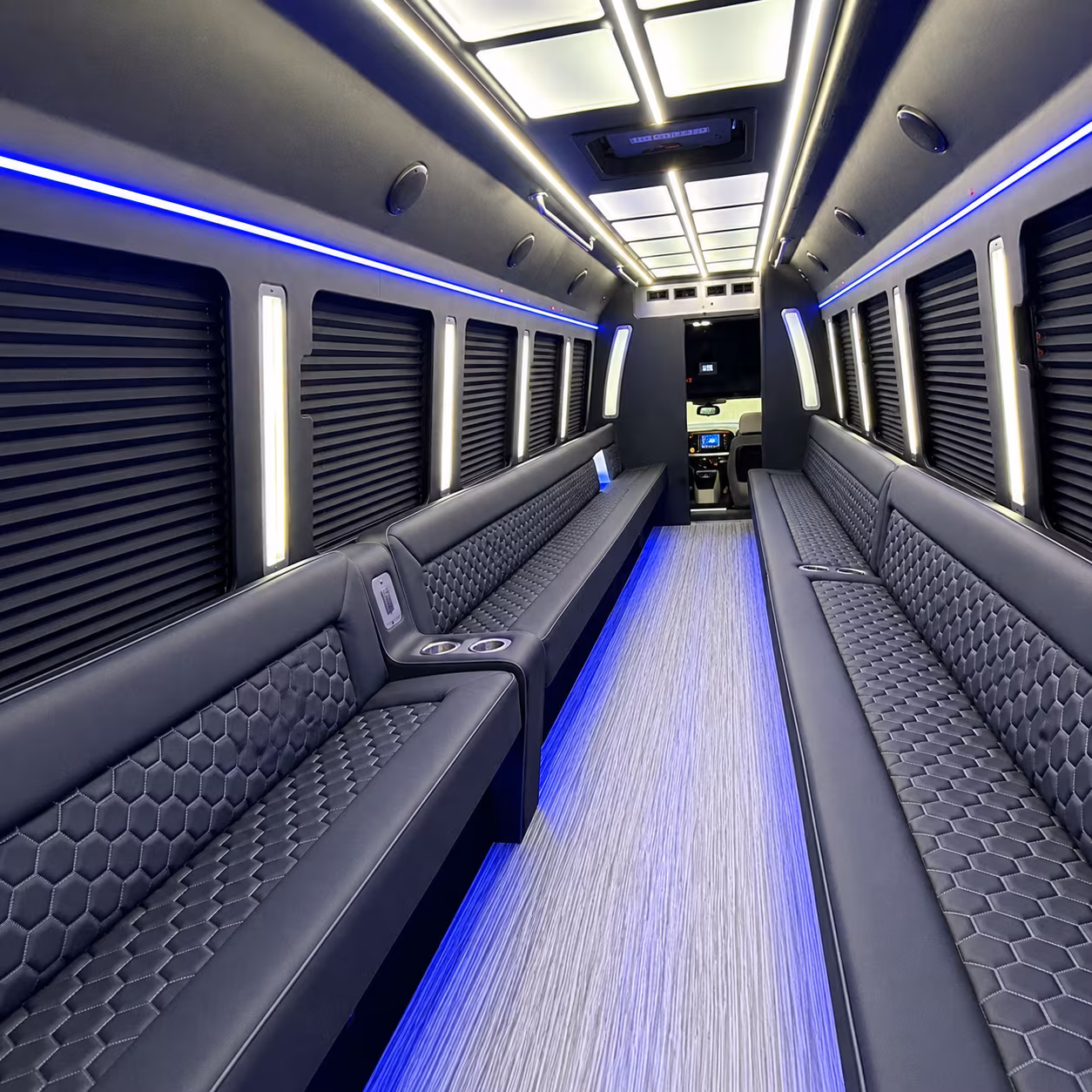norwalk party bus rental interior