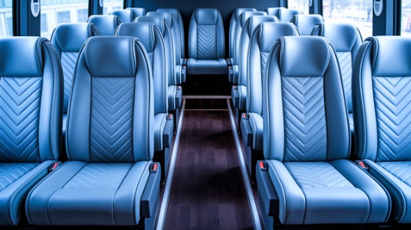 15 passenger minibus interior