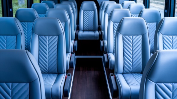 25 passenger minibus interior