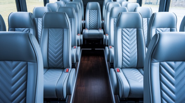 28 passenger minibus inside
