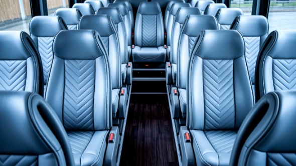 28 passenger minibus interior