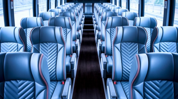50 passenger charter bus interior