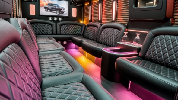 party bus rental inside