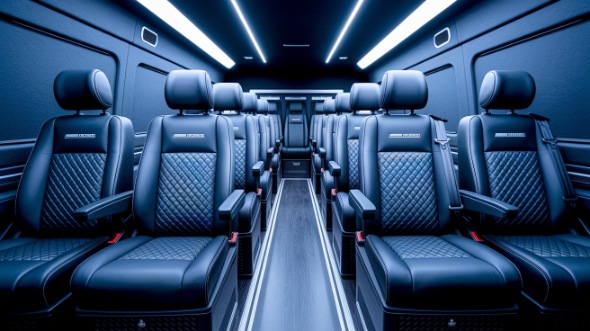 sprinter van with driver interior